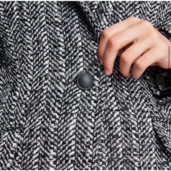 RAG & BONE Ames Linton Herringbone Wool Blend Tweed Blazer Size 6 - Picture 10 of 11